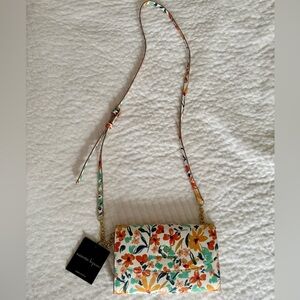 NANETTE LEPORE Floral Whimsy Crossbody Bag with Chain